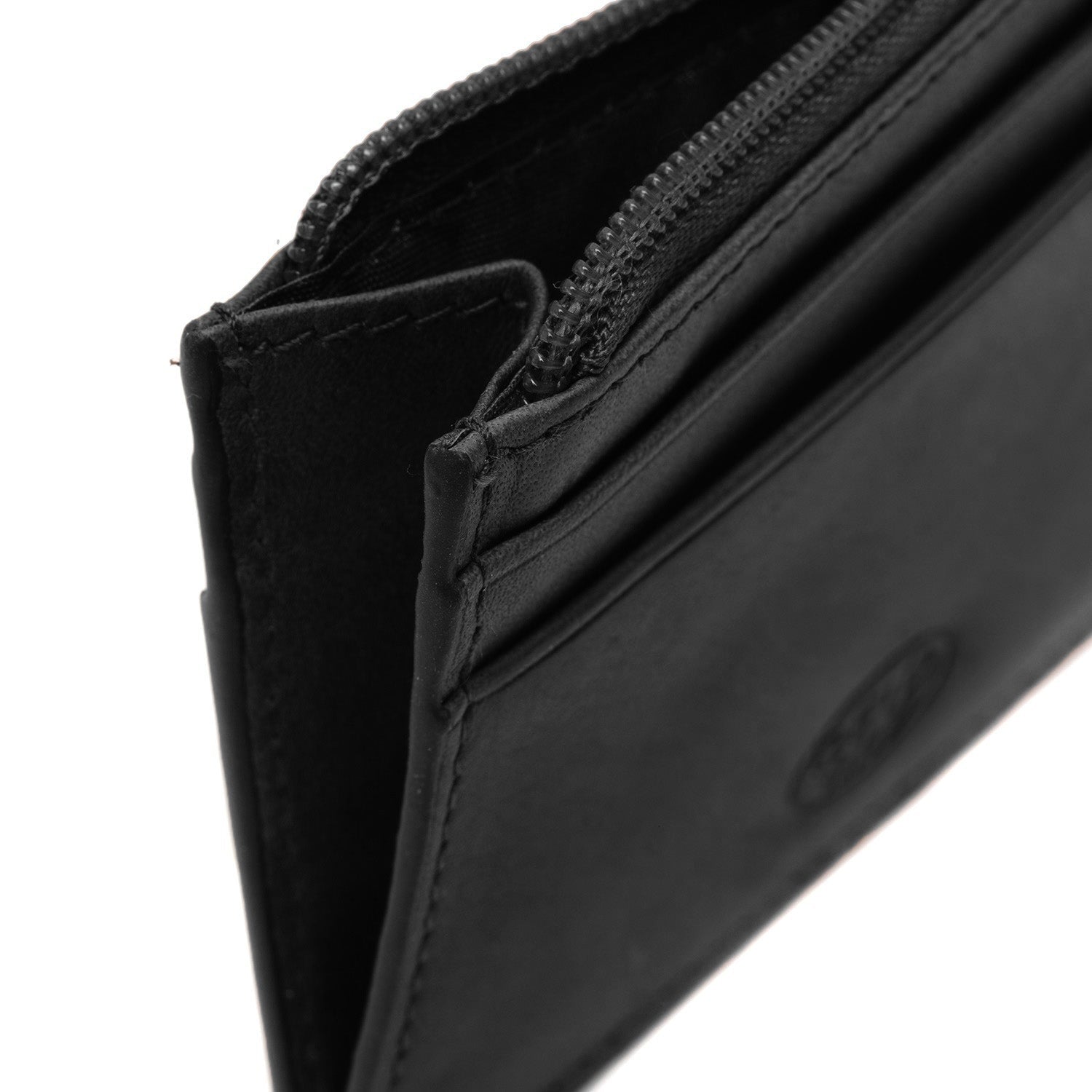 Black Leather Card Wallet, product view 2