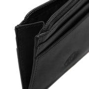Black Leather Card Wallet, product view 2
