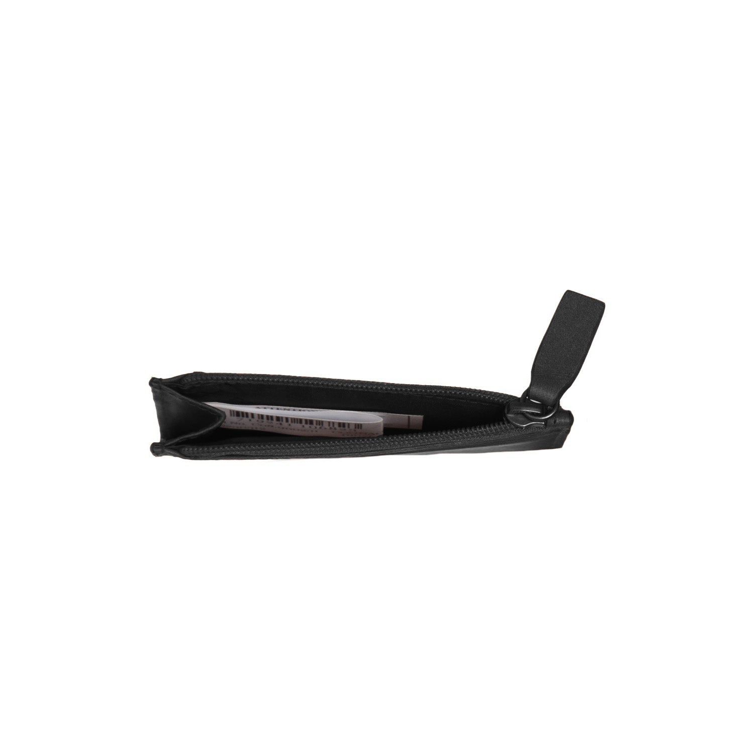 Black Leather Card Wallet, product view 3