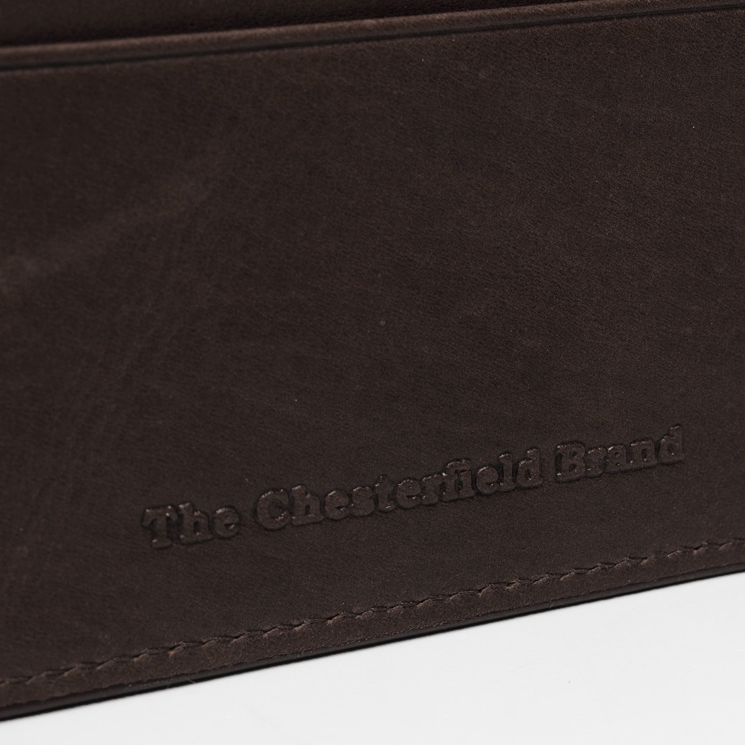 Brown Leather Card Wallet, detail view 1