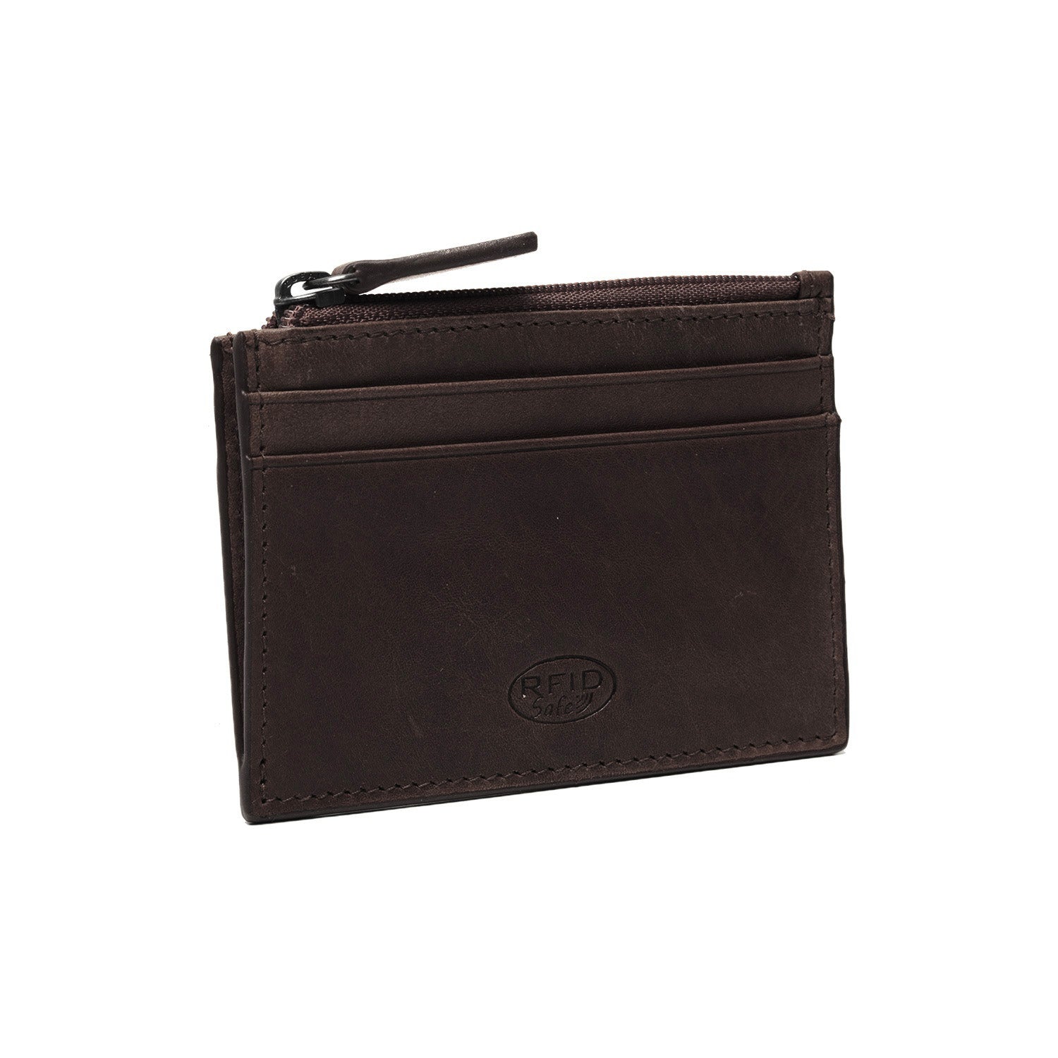 Brown Leather Card Wallet, detail view 4