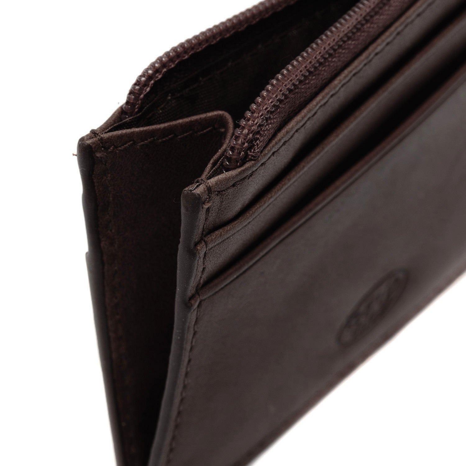 Brown Leather Card Wallet, product view 2