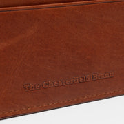 Cognac Leather Card Wallet, detail view 4