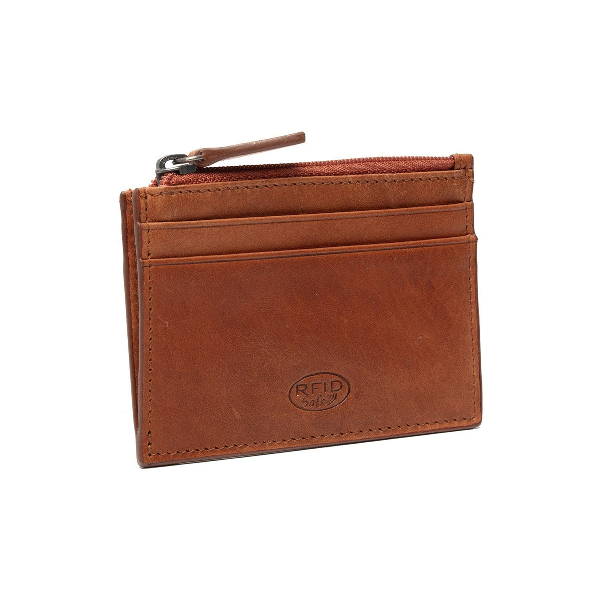 Cognac Leather Card Wallet, detail view 5
