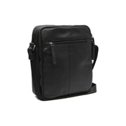 Black Leather Crossbody Bag Alva, detail view 3