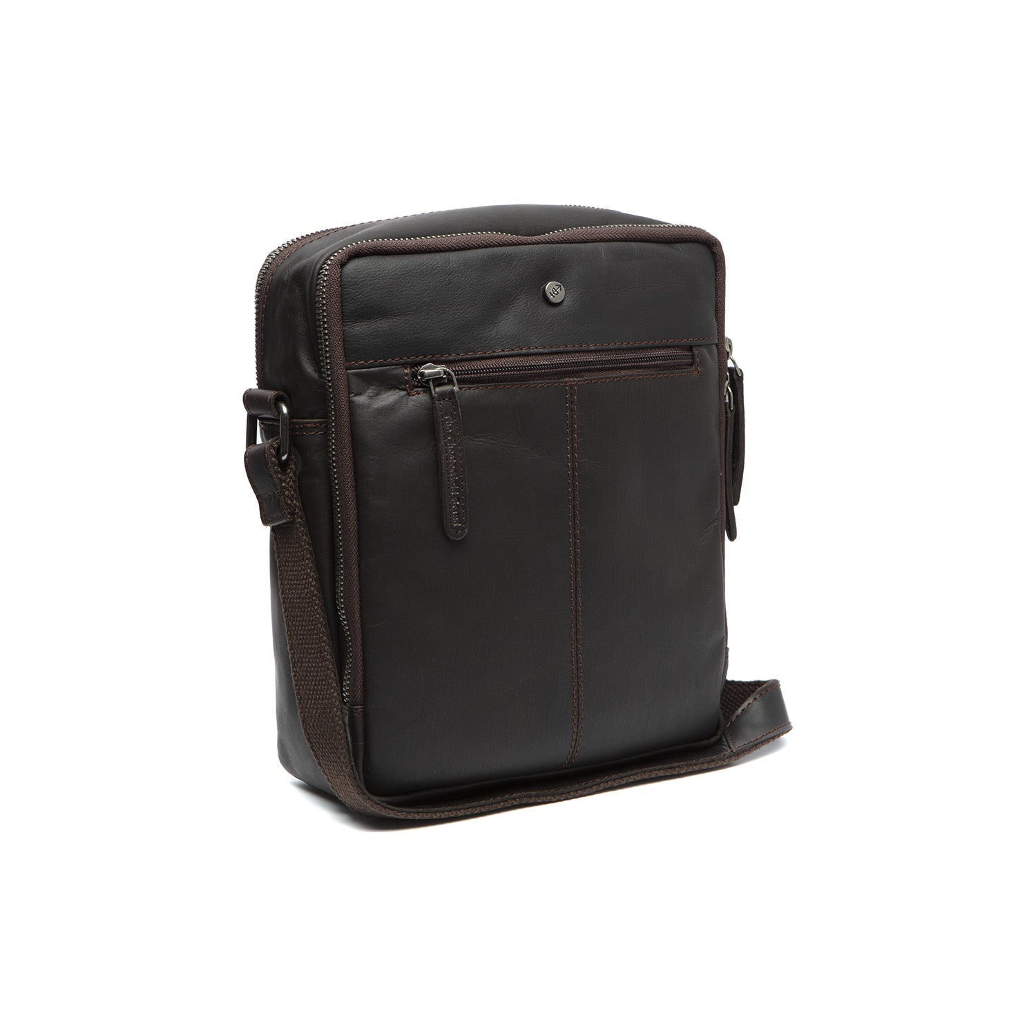 Brown Leather Crossbody Bag Alva, detail view 3