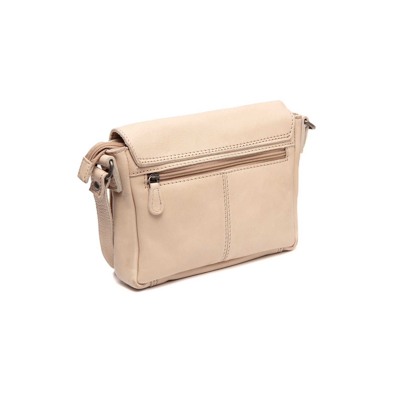 Beige Leather Crossbody Bag Ann, detail view 4