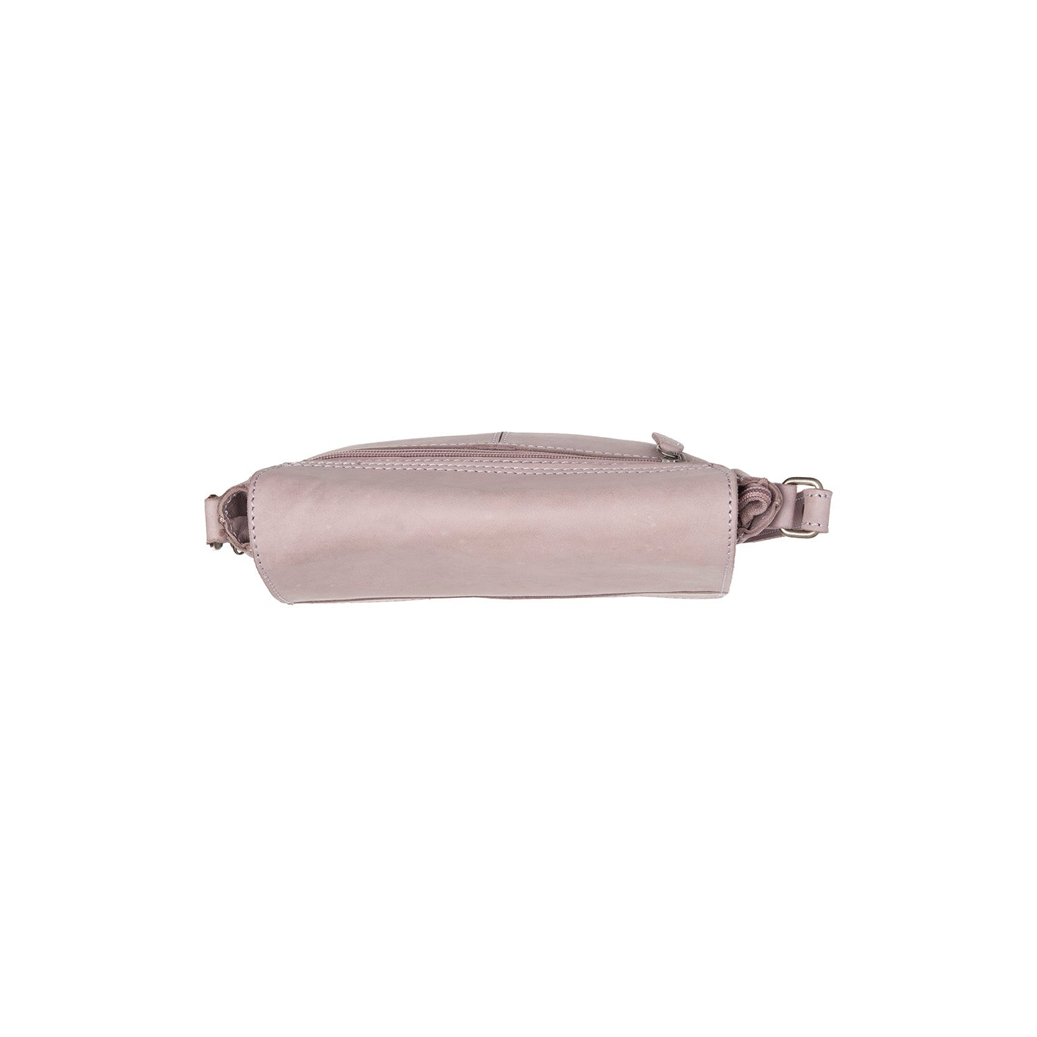 Lavender Lilac Leather Crossbody Bag Ann, detail view 3