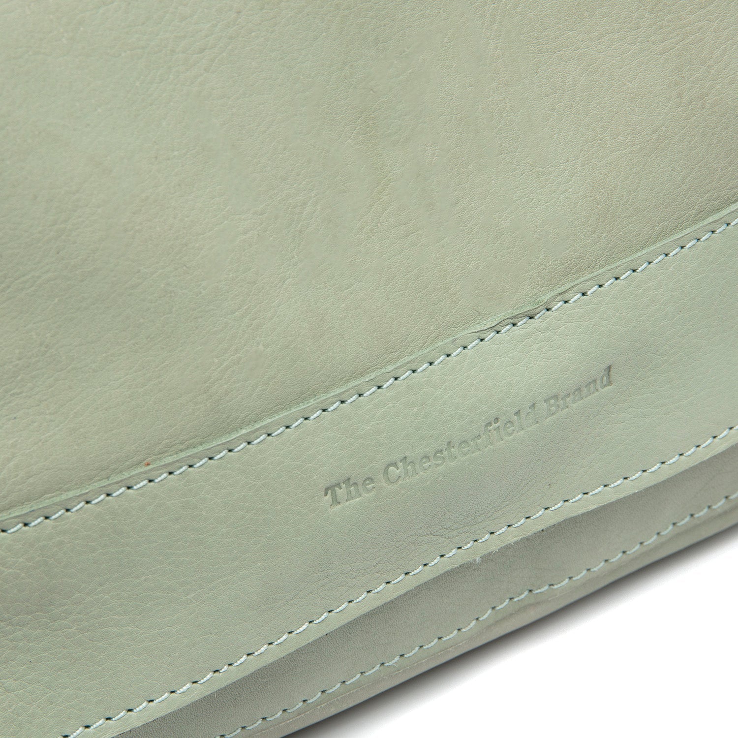 Ocean Green Leather Crossbody Bag Ann, detail view 1