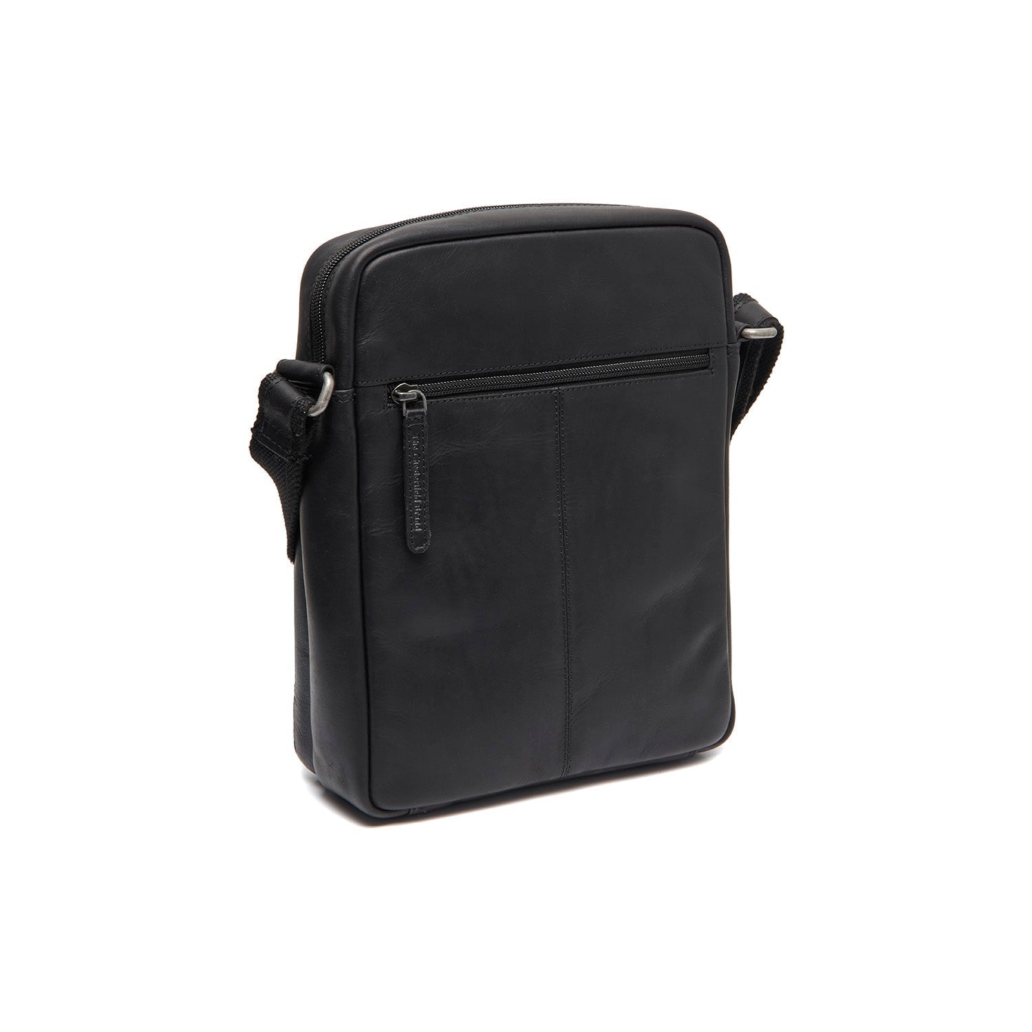 Black Leather Crossbody Bag Anzora, detail view 5