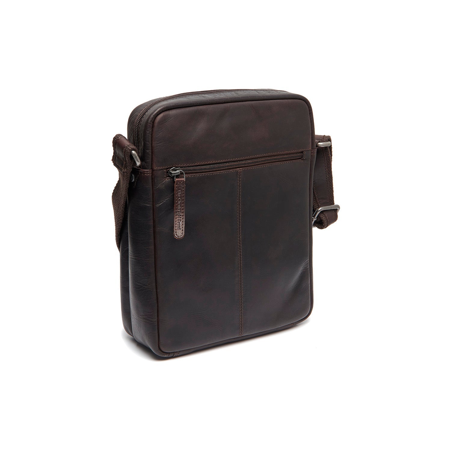 Brown Leather Crossbody Bag Anzora, detail view 6
