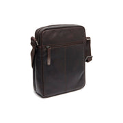 Brown Leather Crossbody Bag Anzora, detail view 6