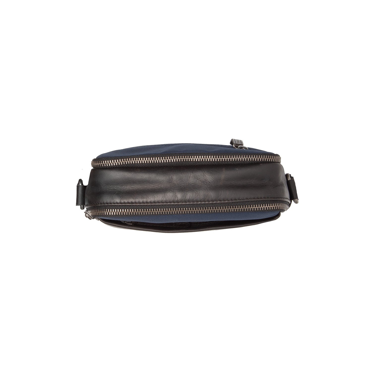 Navy Leather Crossbody Bag Arendal, detail view 1