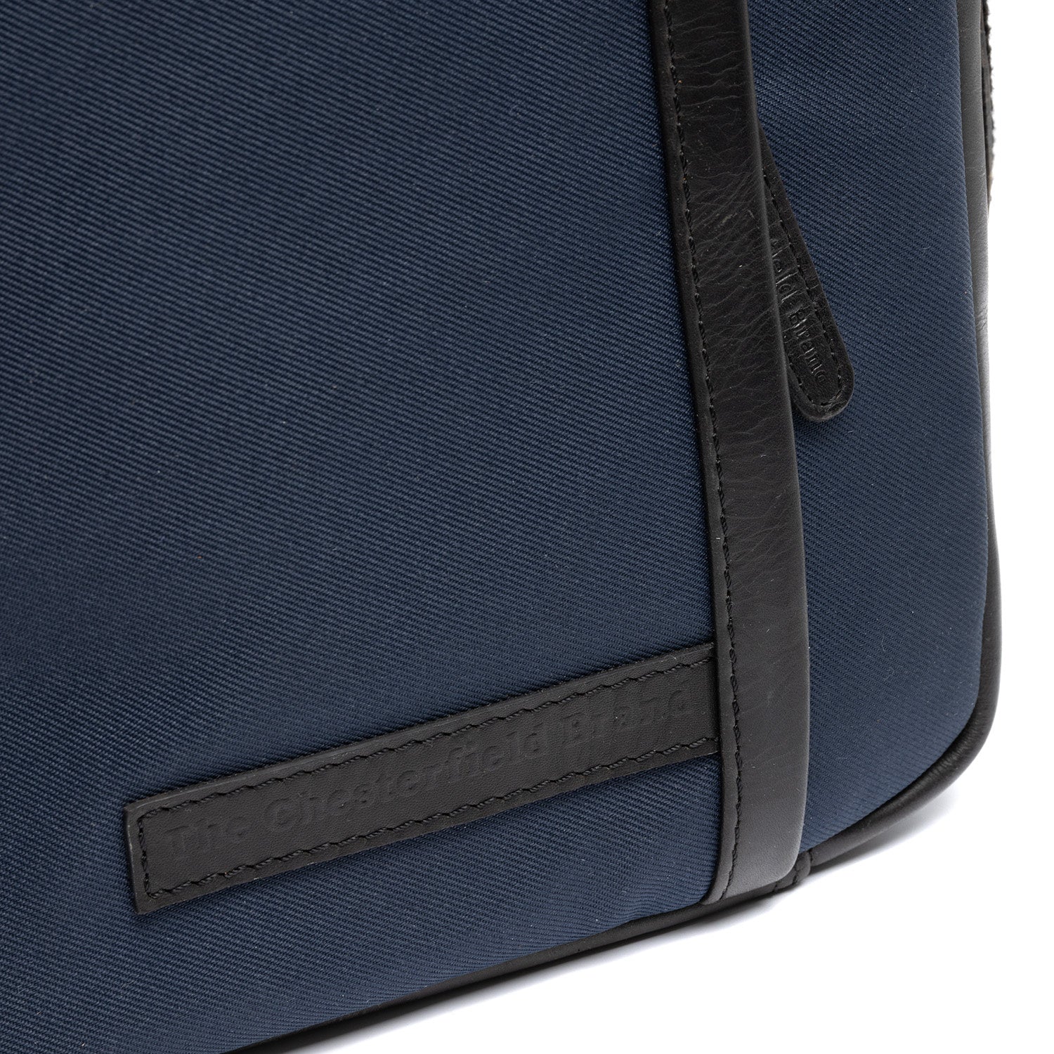 Navy Leather Crossbody Bag Arendal, detail view 5