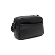 Black Leather Crossbody Bag Arona, detail view 4