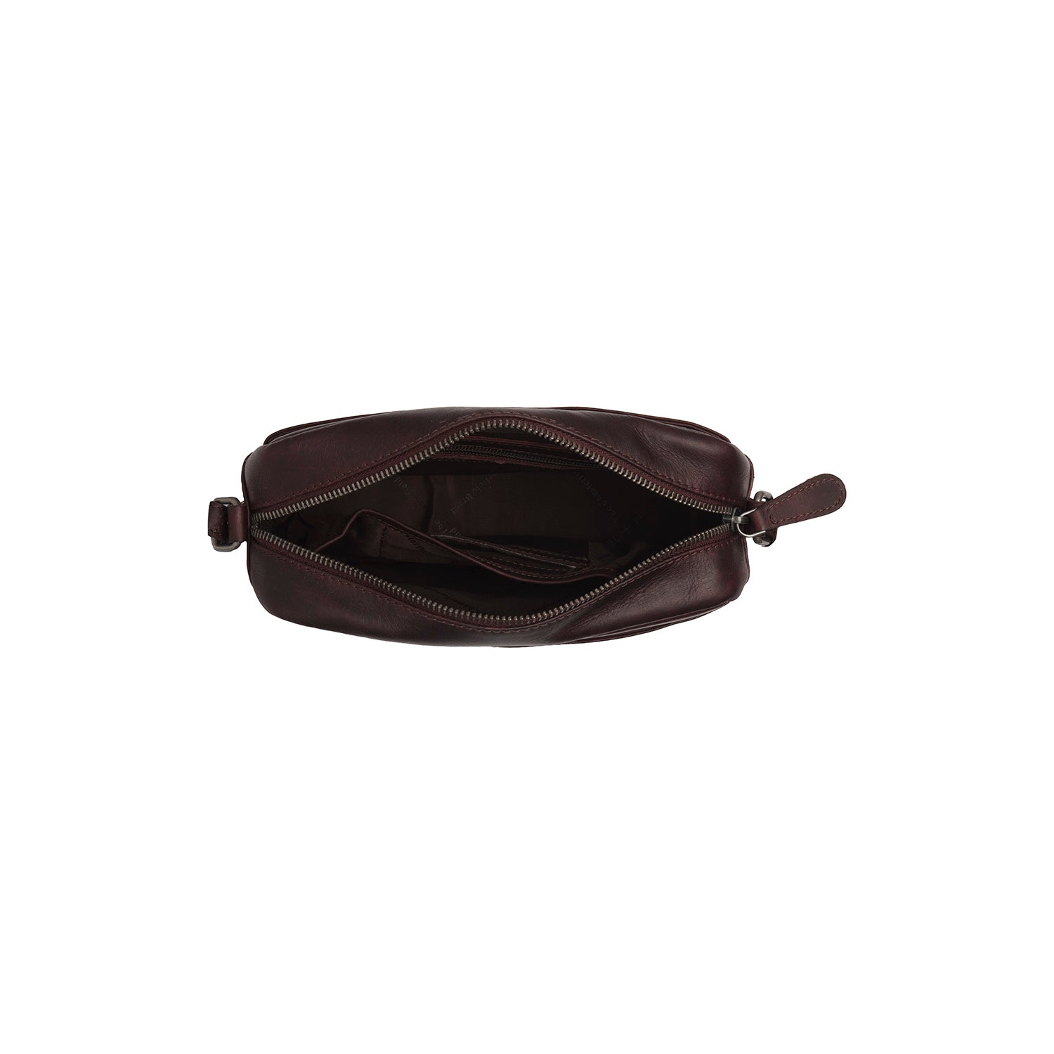 Brown Leather Crossbody Bag Arona, product view 3
