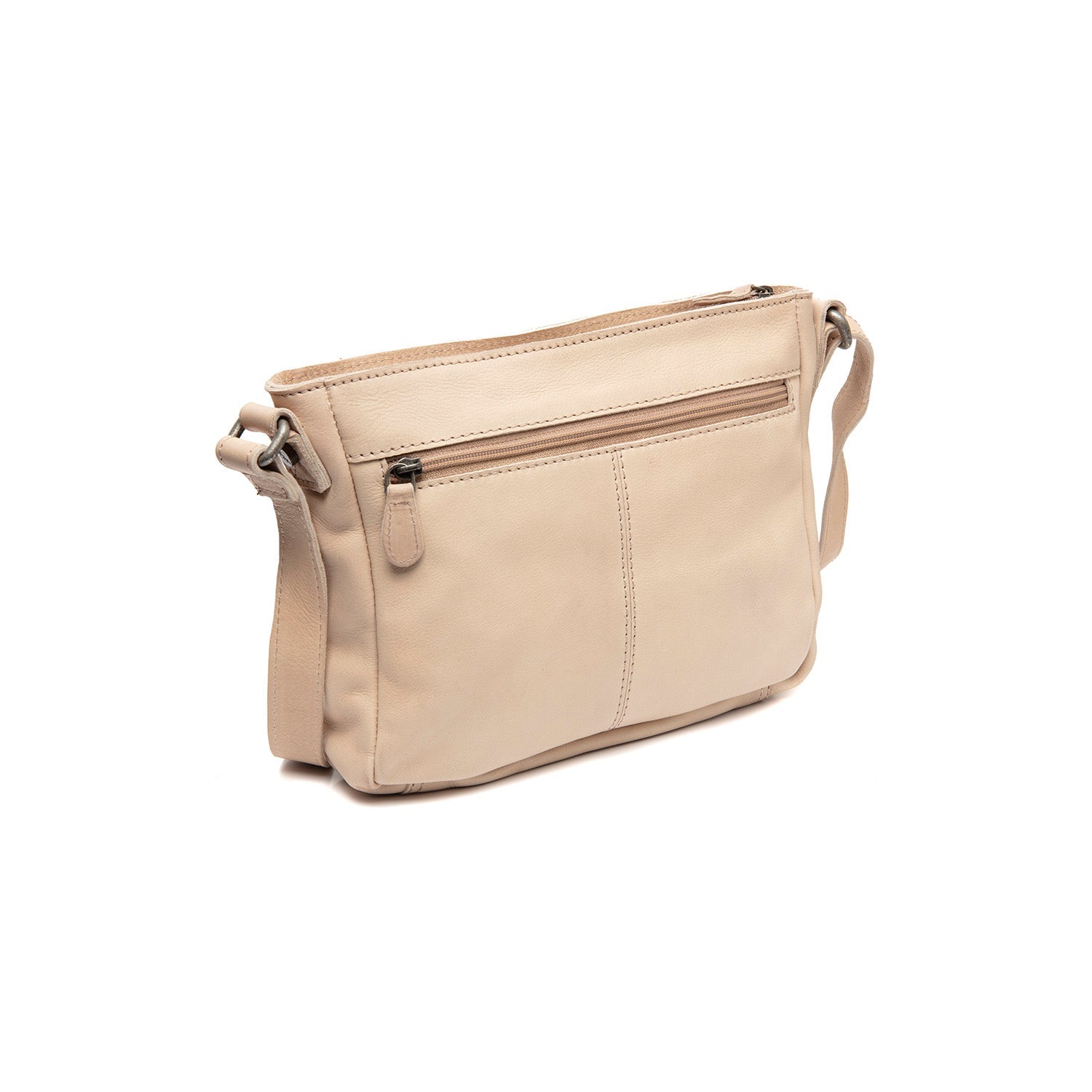 Beige Leather Crossbody Bag Aston, detail view 5