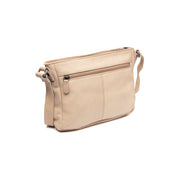 Beige Leather Crossbody Bag Aston, detail view 5