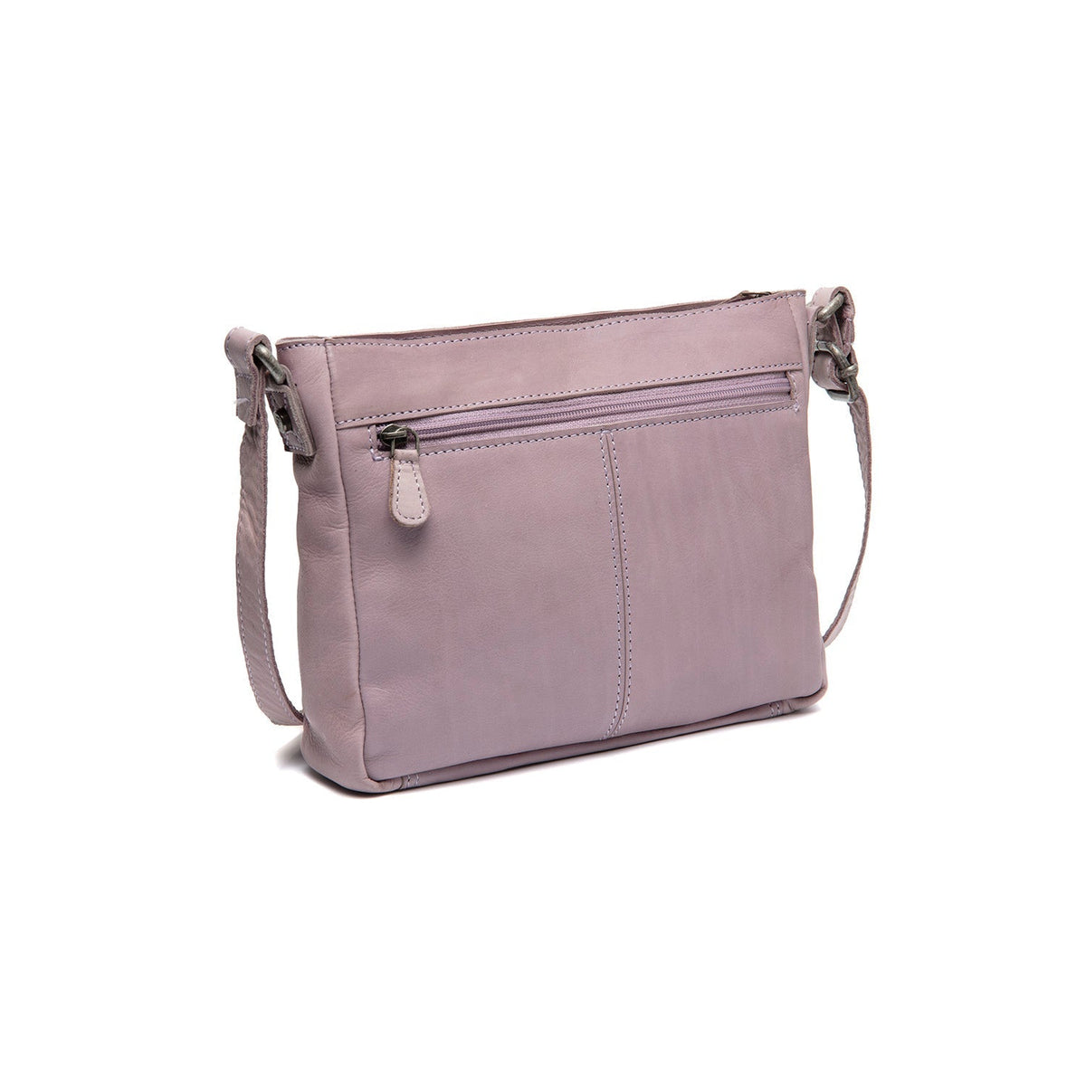 Lavender Lilac Leather Crossbody Bag Aston, detail view 4