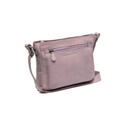 Lavender Lilac Leather Crossbody Bag Aston, front view