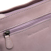 Lavender Lilac Leather Crossbody Bag Aston, product view 2
