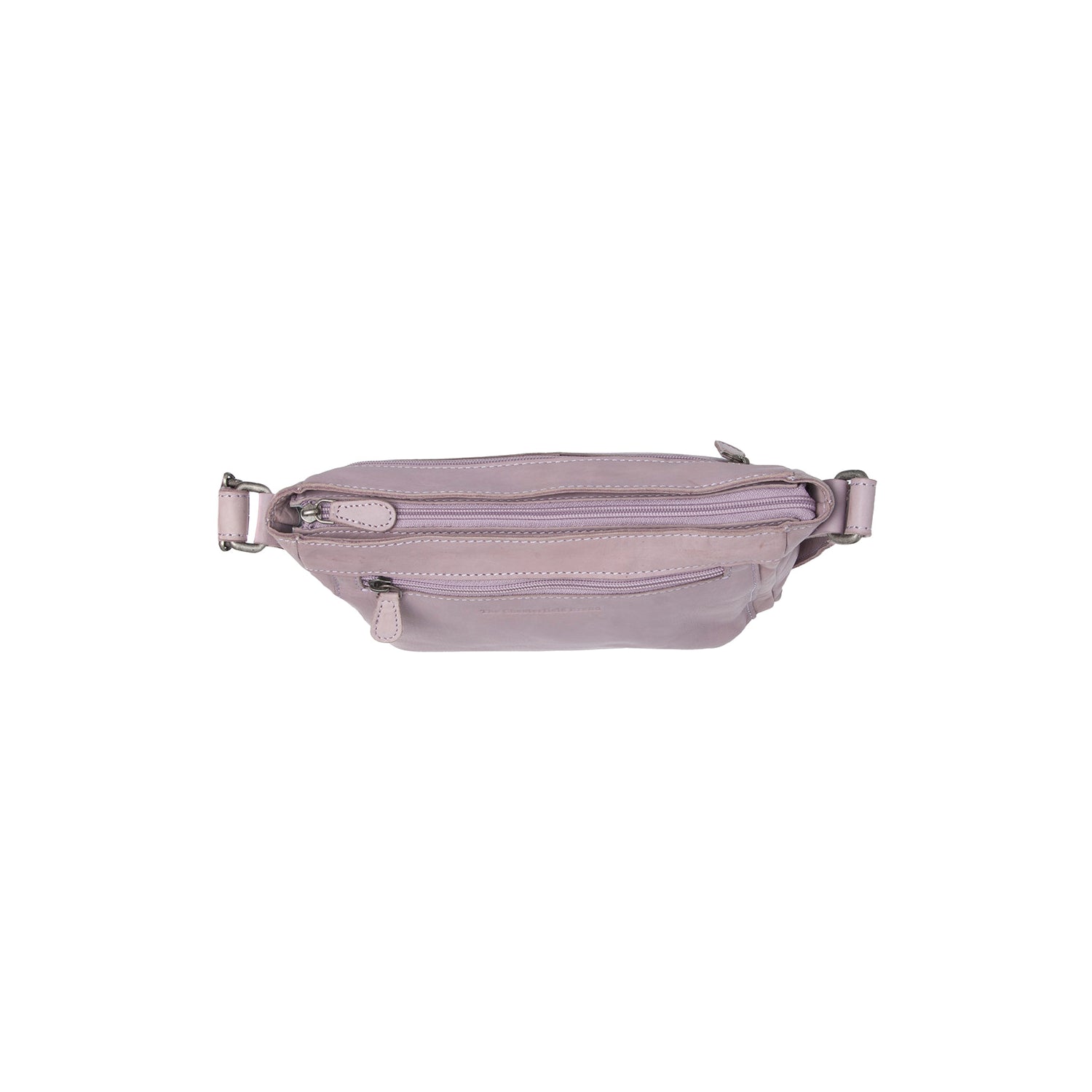 Lavender Lilac Leather Crossbody Bag Aston, product view 3