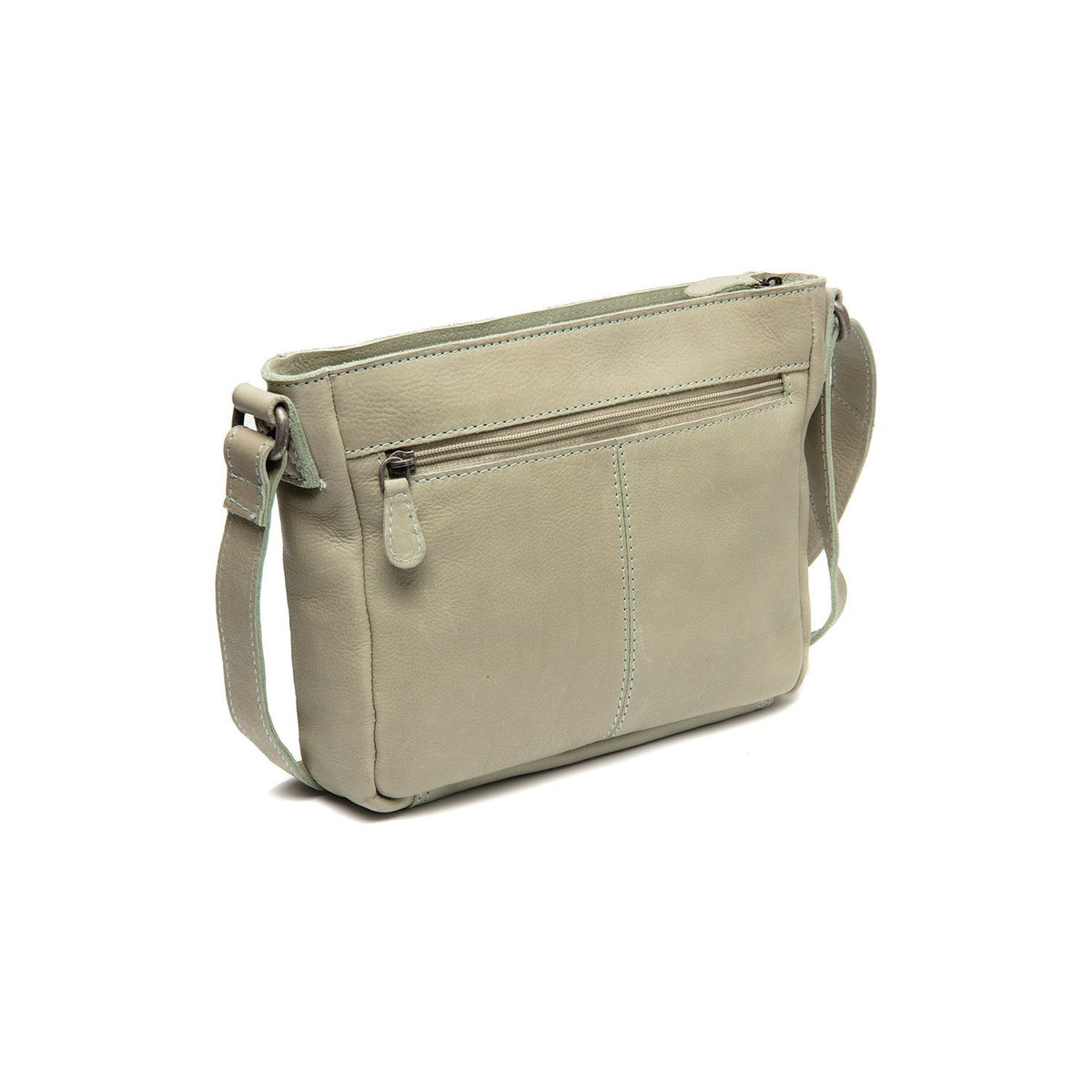 Ocean Green Leather Crossbody Bag Aston, detail view 6