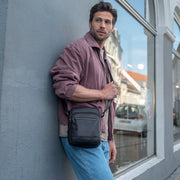 Brown Leather Crossbody Bag Birmingham, product view 3