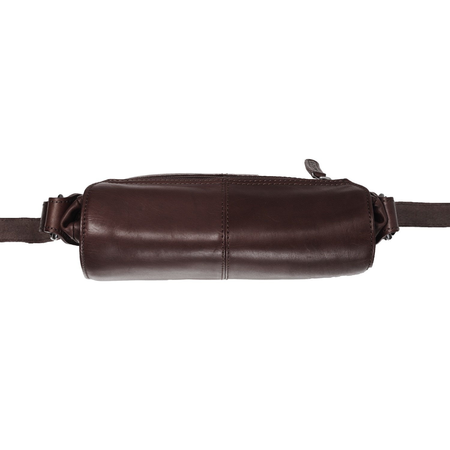 Brown Leather Crossbody Bag Bodin, detail view 4