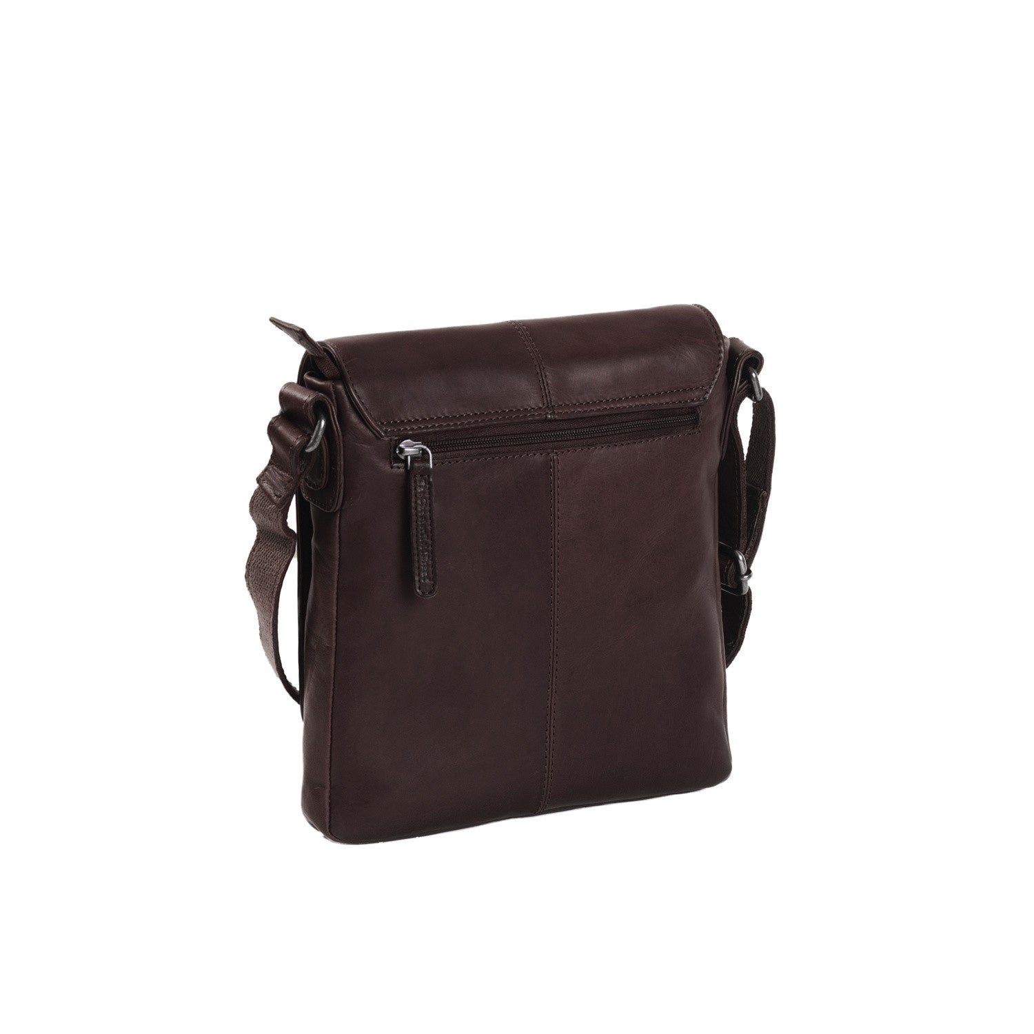 Brown Leather Crossbody Bag Bodin, detail view 5