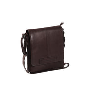 Brown Leather Crossbody Bag Bodin, front view