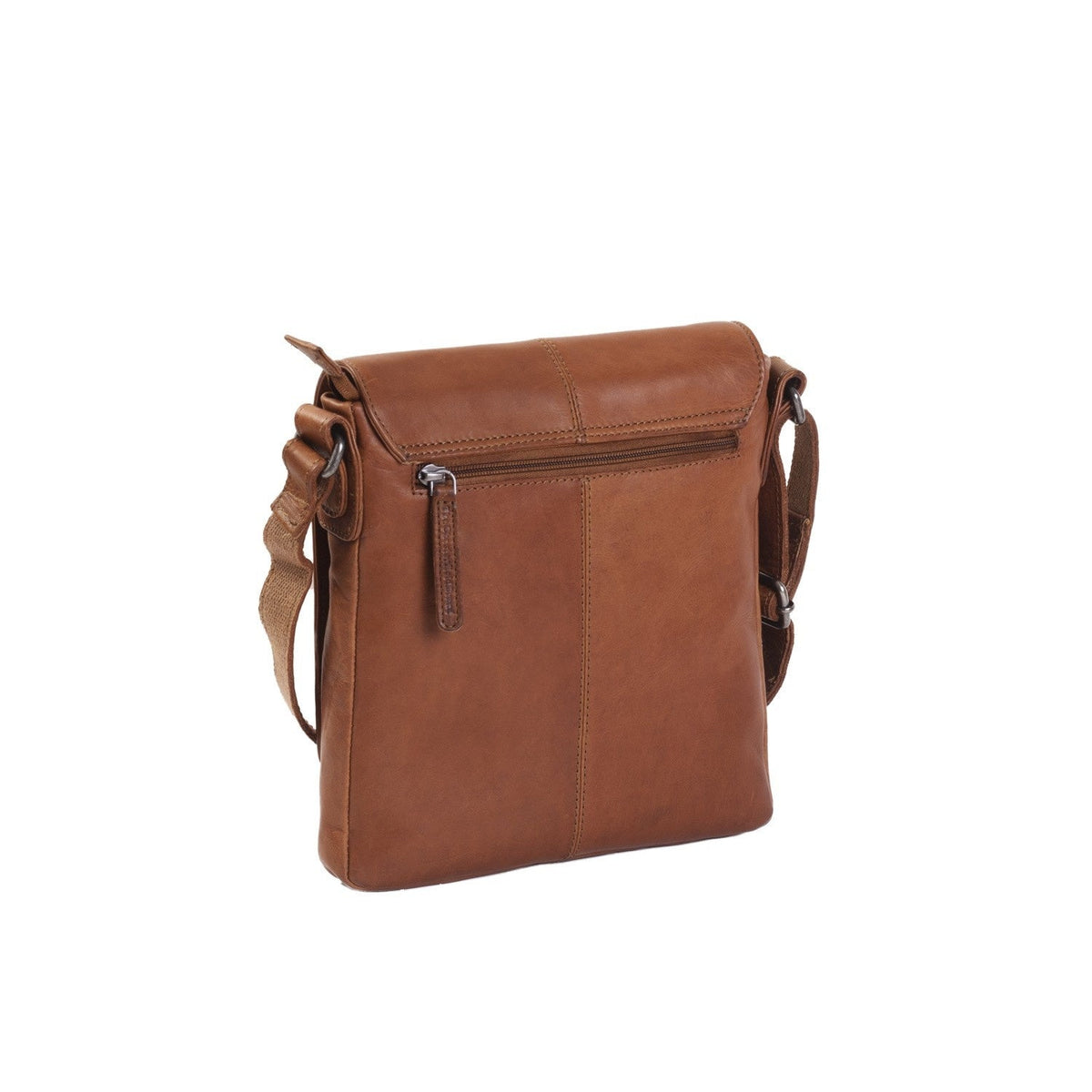 Cognac Leather Crossbody Bag Bodin, detail view 3