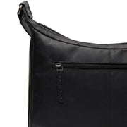 Black Leather Crossbody Bag Bryson, detail view 3