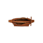 Cognac Leather Crossbody Bag Bryson, detail view 1