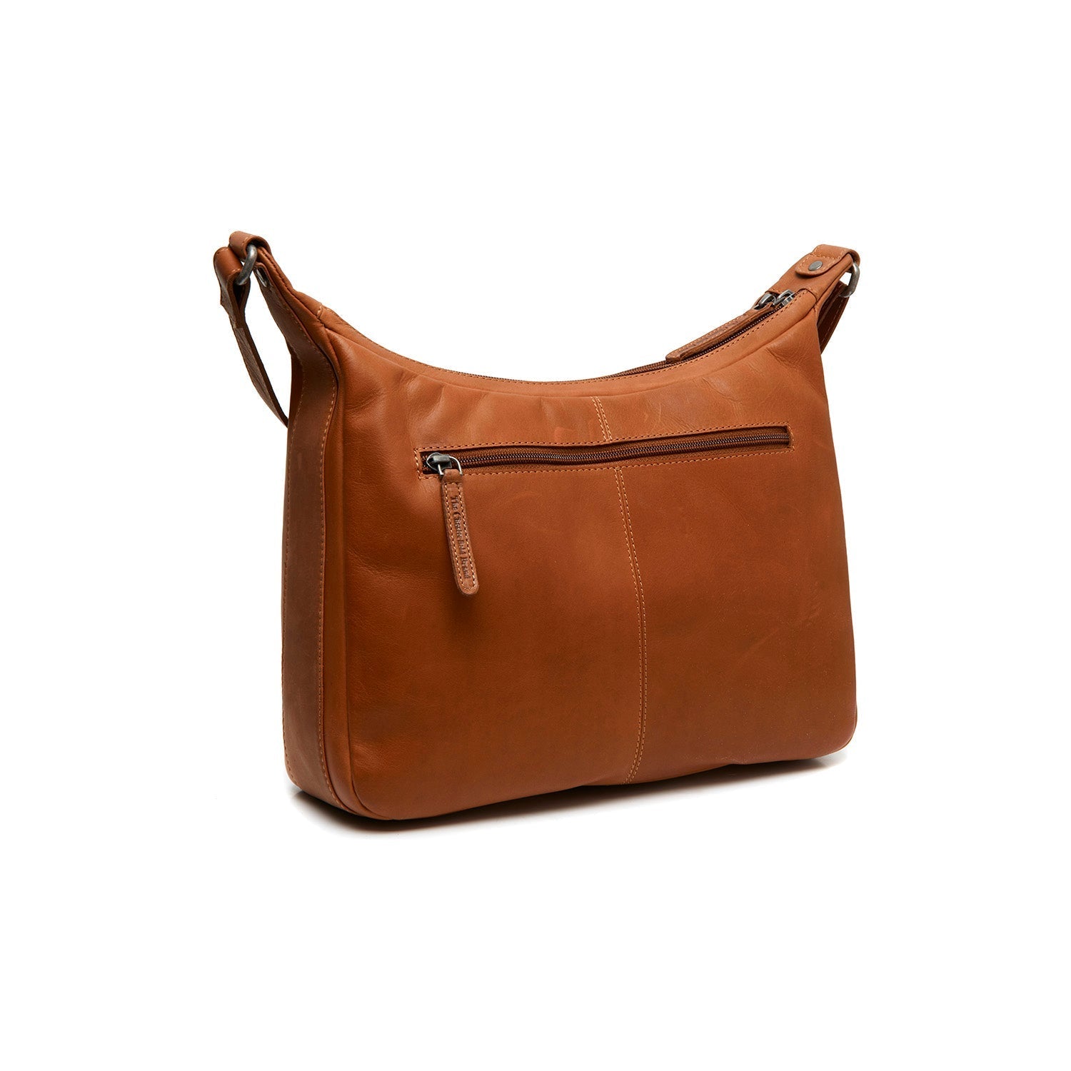 Cognac Leather Crossbody Bag Bryson, detail view 4