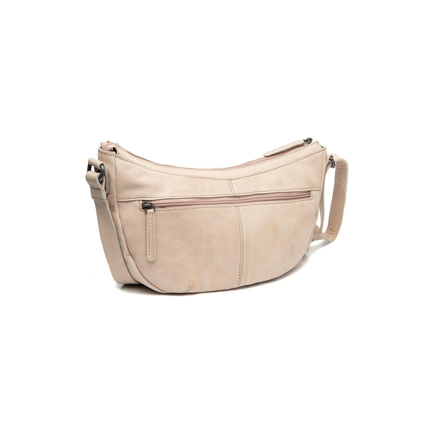 Beige Leather Crossbody Bag Clarita, detail view 4