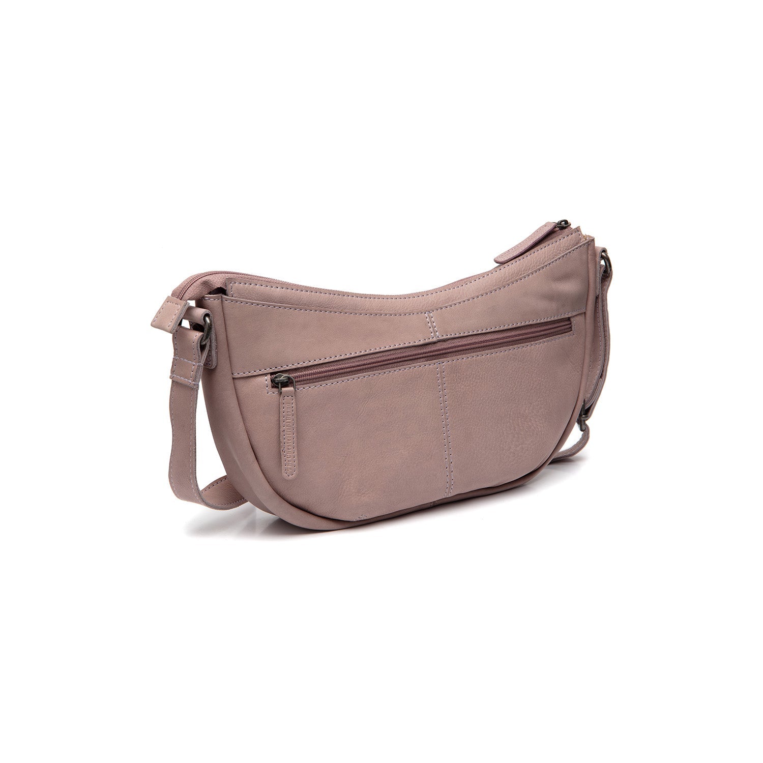 Lavender Lilac Leather Crossbody Bag Clarita, detail view 4