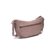 Lavender Lilac Leather Crossbody Bag Clarita, detail view 4