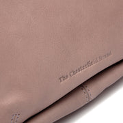 Lavender Lilac Leather Crossbody Bag Clarita, product view 2