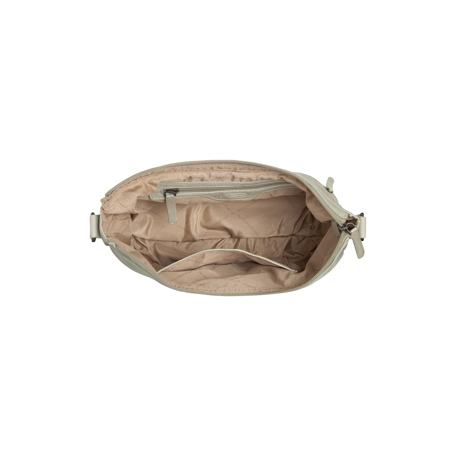 Ocean Green Leather Crossbody Bag Clarita, detail view 1