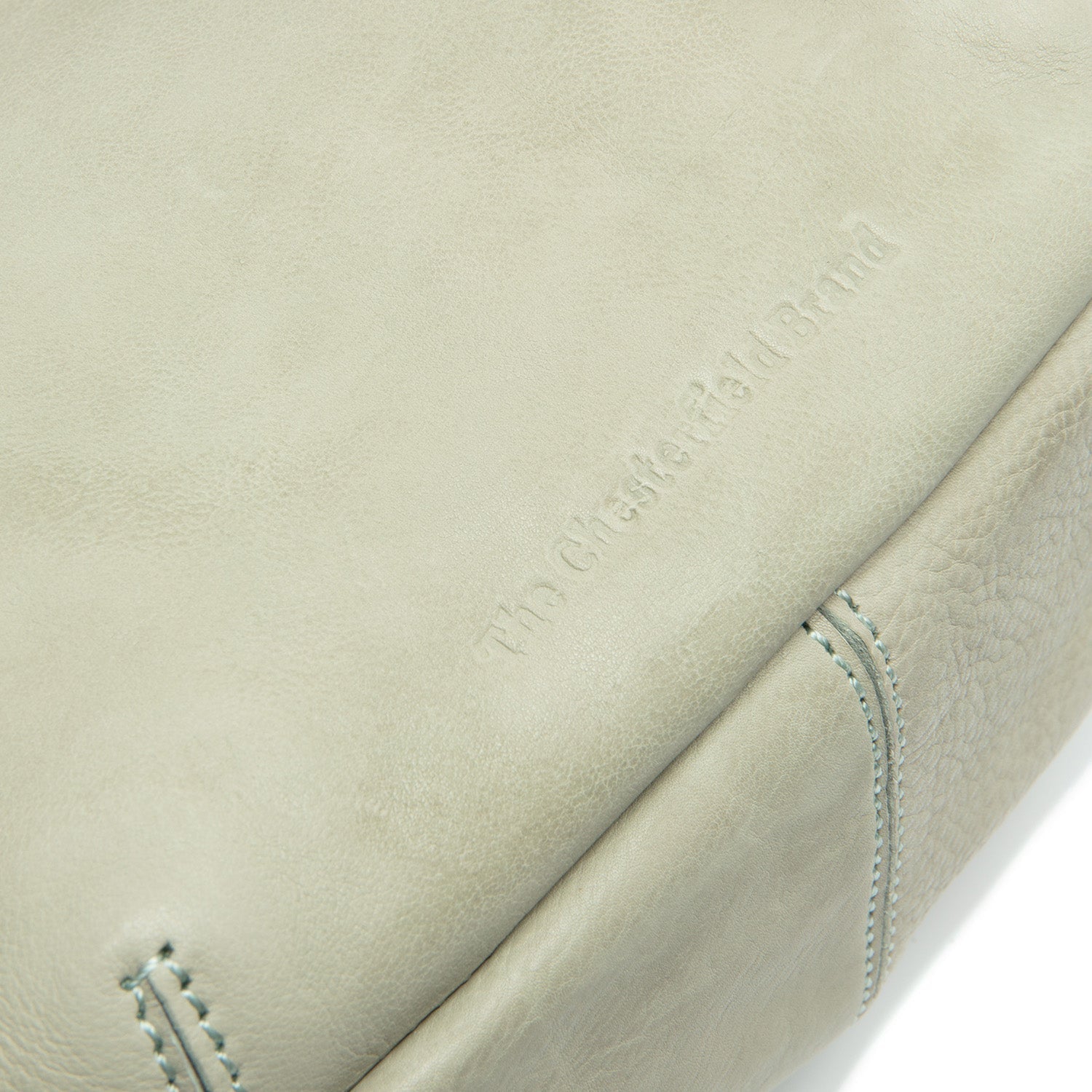 Ocean Green Leather Crossbody Bag Clarita, detail view 4