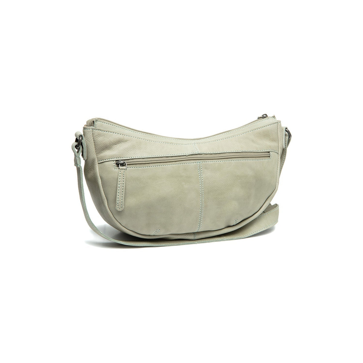Ocean Green Leather Crossbody Bag Clarita, detail view 5