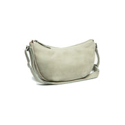 Ocean Green Leather Crossbody Bag Clarita, front view