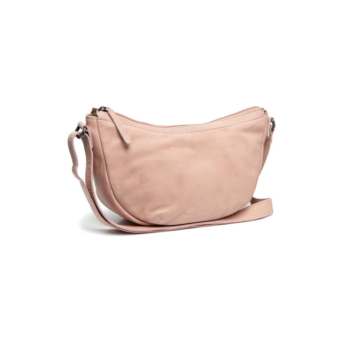 Vintage Rose Leather Crossbody Bag Clarita, front view
