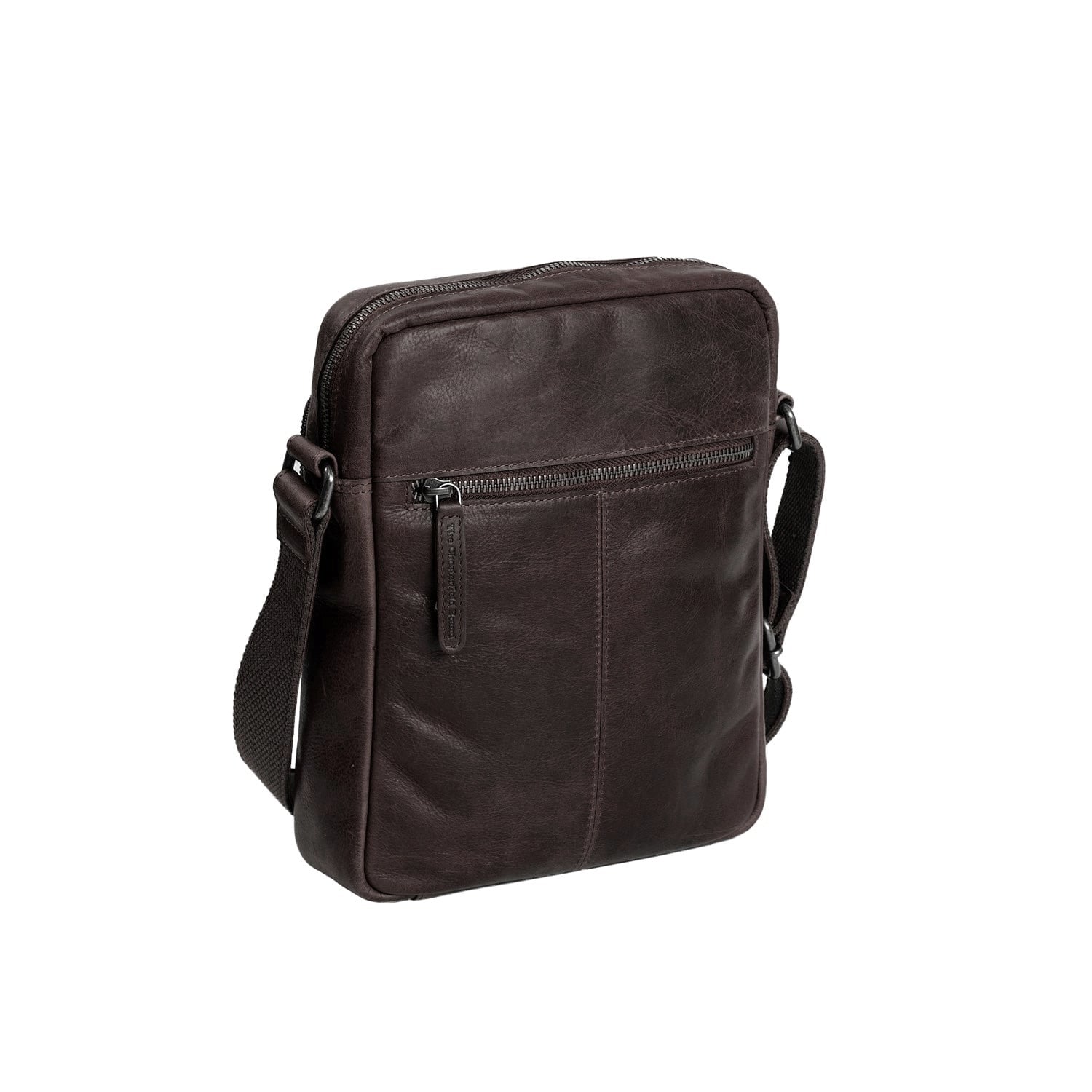 Brown Leather Crossbody Bag Dessau, detail view 3