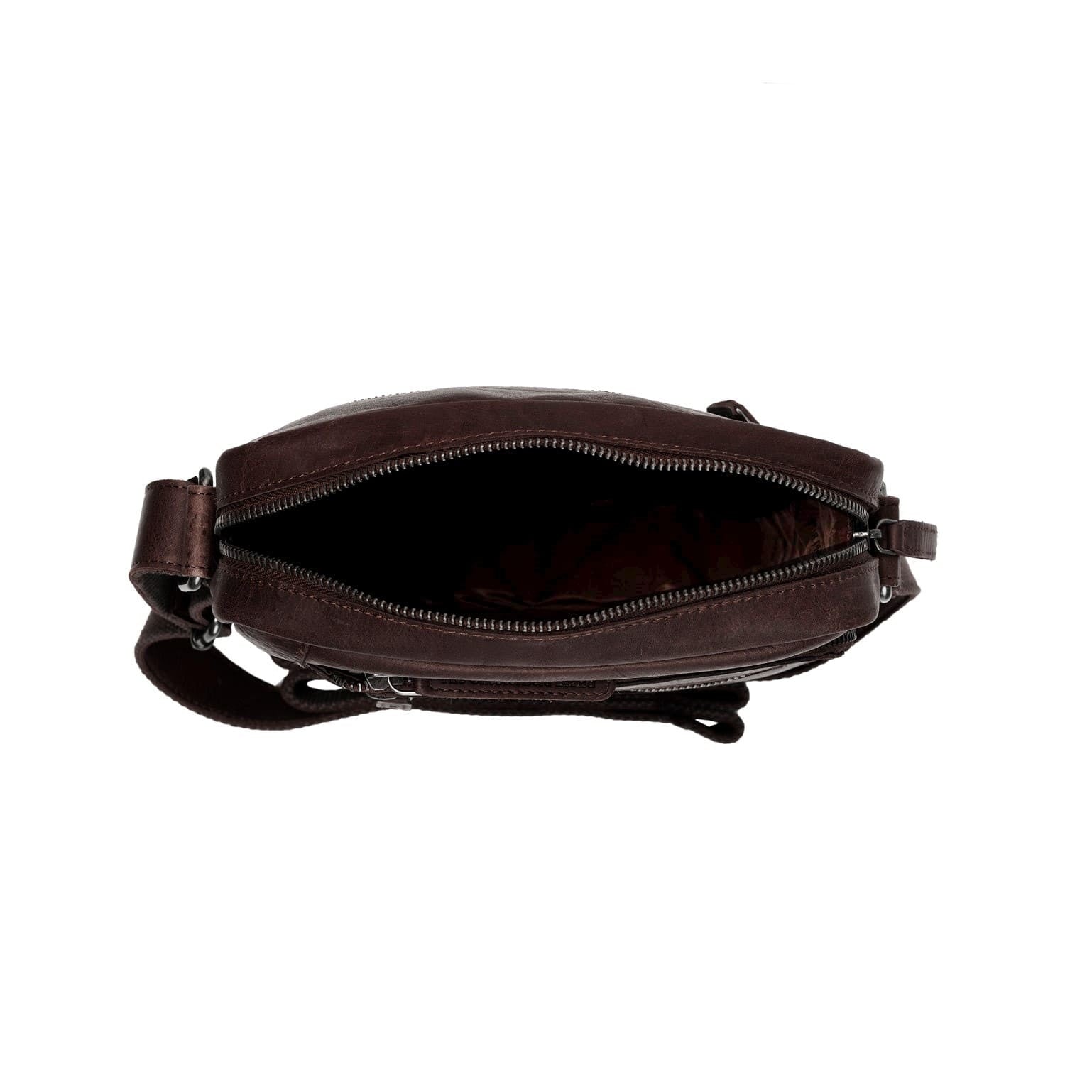 Brown Leather Crossbody Bag Dessau, product view 2