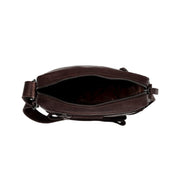 Brown Leather Crossbody Bag Dessau, product view 2