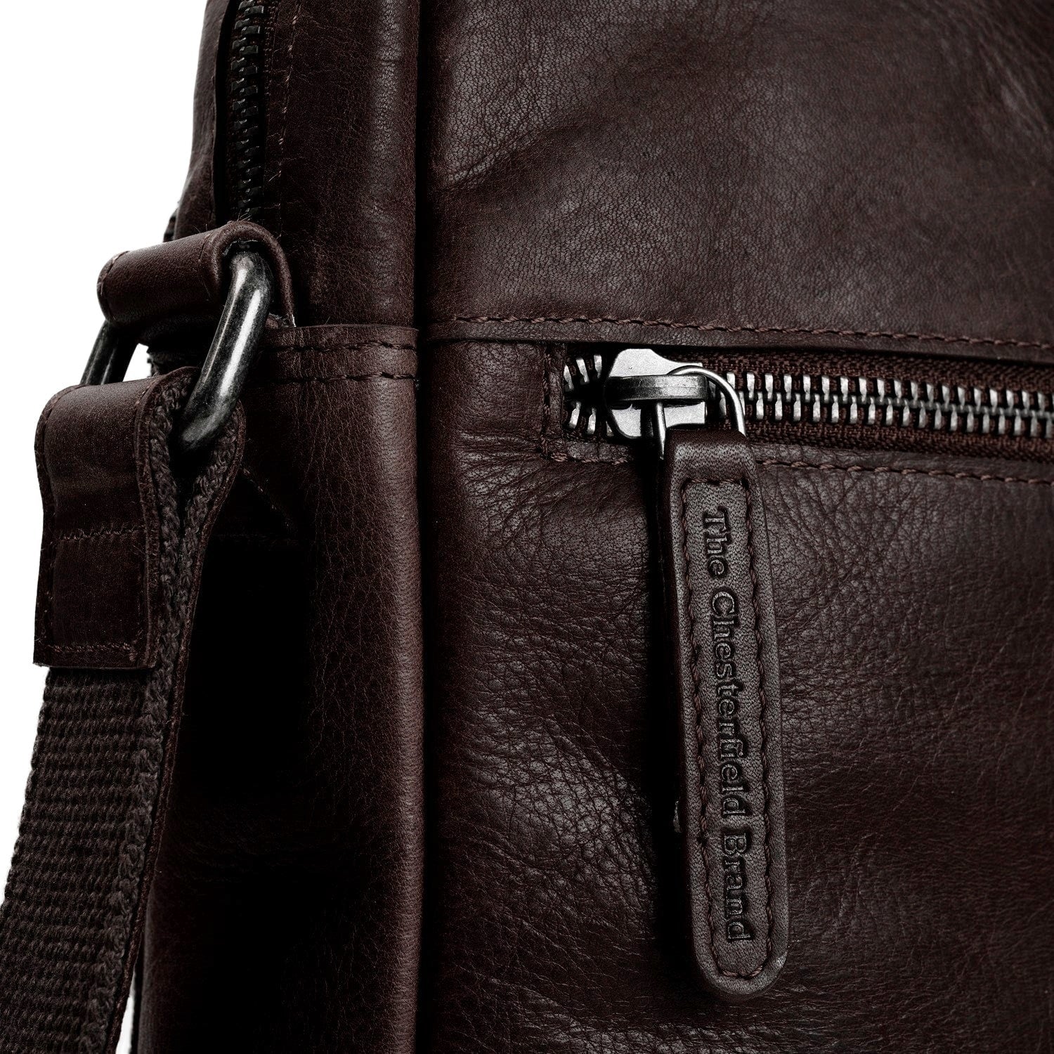 Brown Leather Crossbody Bag Dessau, product view 3