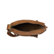 Cognac Leather Crossbody Bag Dessau, product view 3