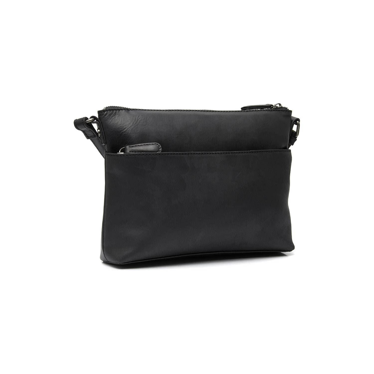 Black Leather Crossbody Bag Durban, detail view 4